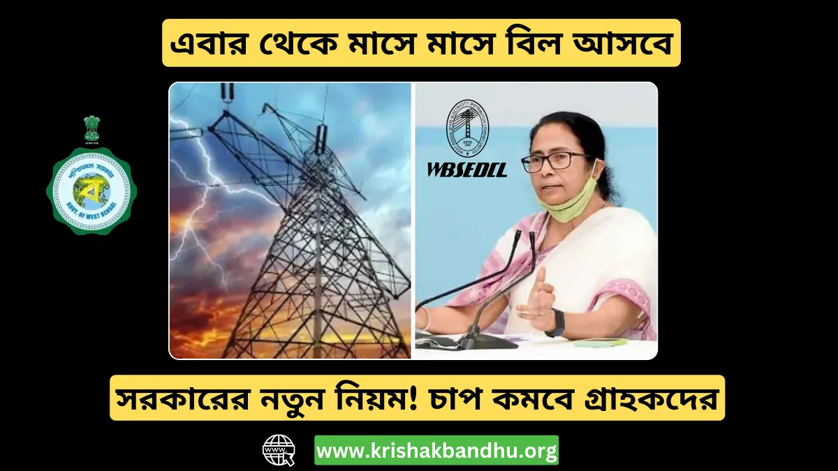 এবার থেকে মাসে মাসে বিল আসবে, সরকারের নতুন নিয়ম! চাপ কমবে গ্রাহকদের