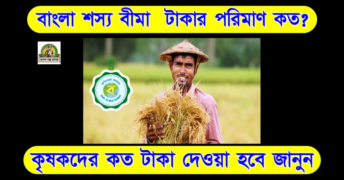 Bangla Shasya Bima Amount, বাংলা শস্য বীমা: টাকার পরিমাণ কত? কৃষকদের কত টাকা দেওয়া হবে জানুন এখনই!