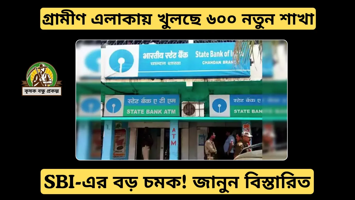 SBI-এর বড় চমক! গ্রামীণ এলাকায় খুলছে ৬০০ নতুন শাখা, জানুন বিস্তারিত